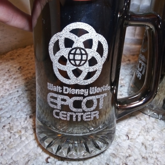 Vintage Walt Disney World's Epcot Center Mercury Glass Mugs - Picture 6 of 8